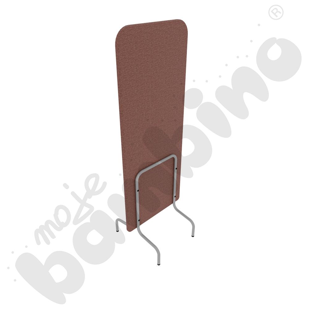 Parawan Versa 60x170 cm z plastikowymi stopkami, stelaż jasnoszary, tkanina RO11