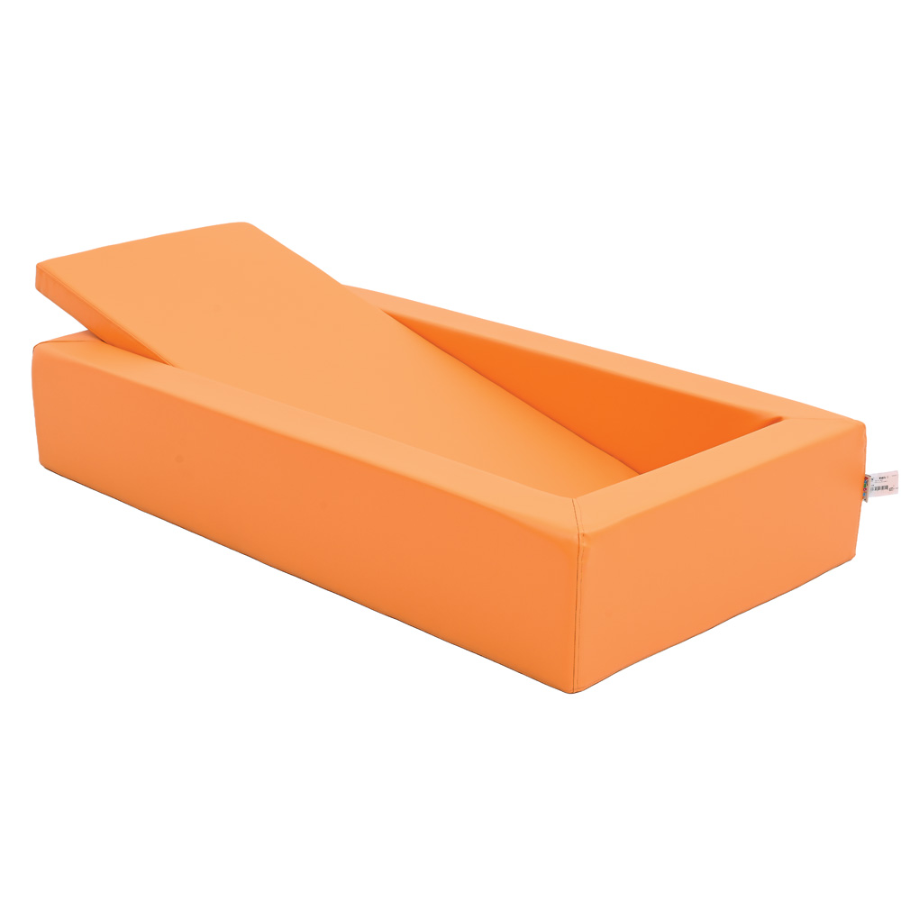 Farebná molitanová postieľka - oranžová