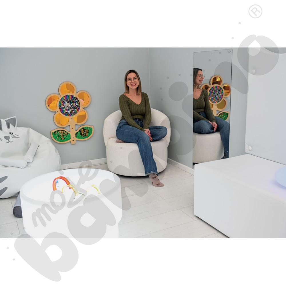 Fotel obrotowy Natalie biały