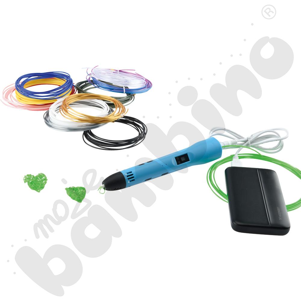 Edu Stick długopis 3D - zestaw w piórniku