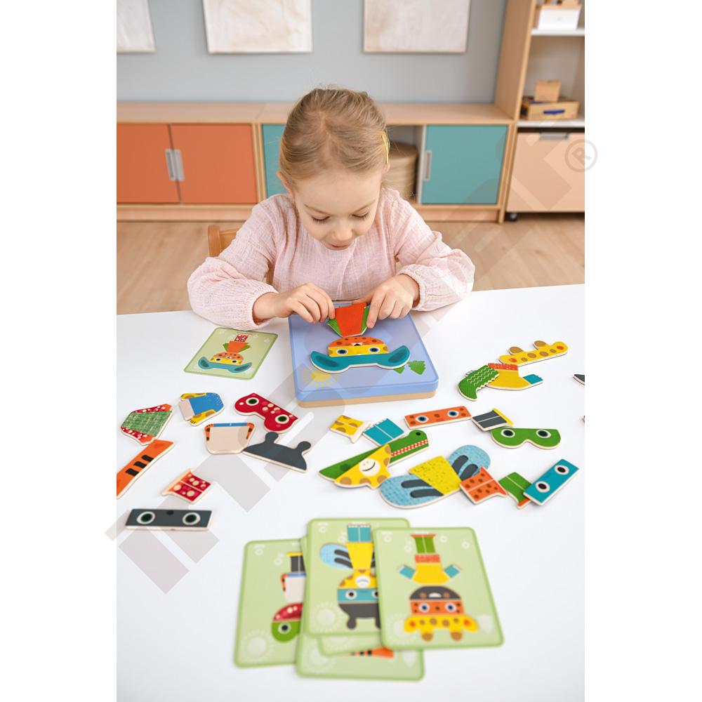 Magnetické puzzle - zvířata