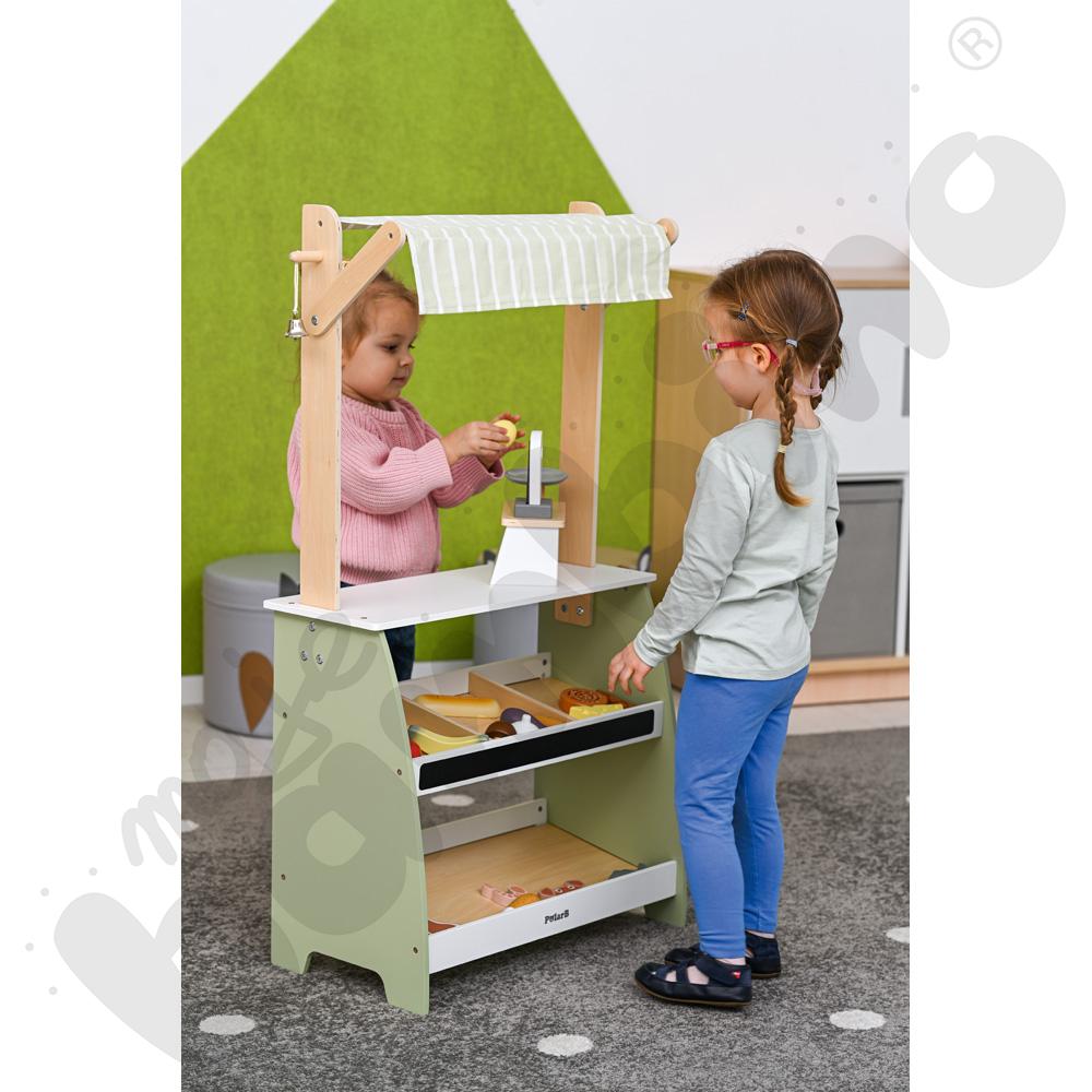 Stragan z artykułami spożywczymi