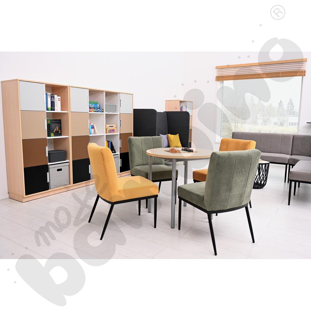 Quadro - drzwiczki małe 90 st. - jasnobrązowe