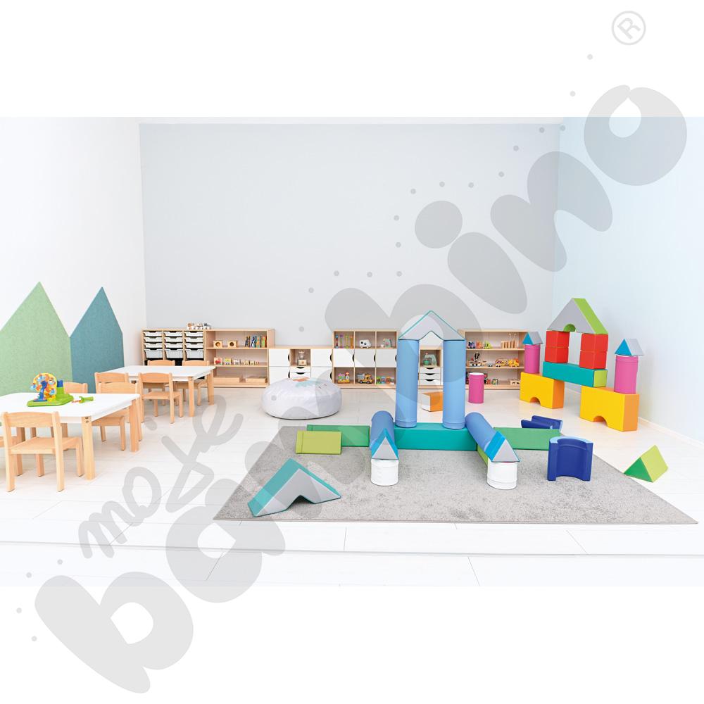 Zestaw małych klocków piankowych, 33 elem.