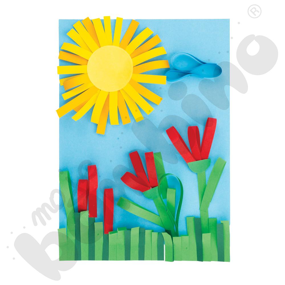 Papierowe paski kreatywne, 1-2 x 35 cm