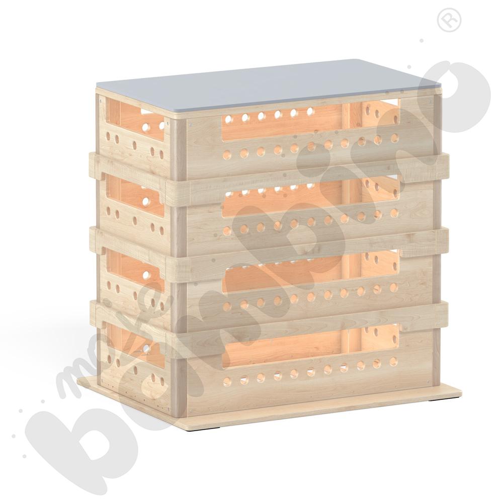 Skrzynia modułowa Active z kółkami