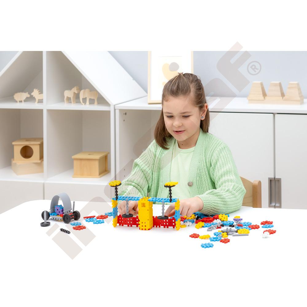 Mini oplátky sada Konstruktor expert, 141 dielov