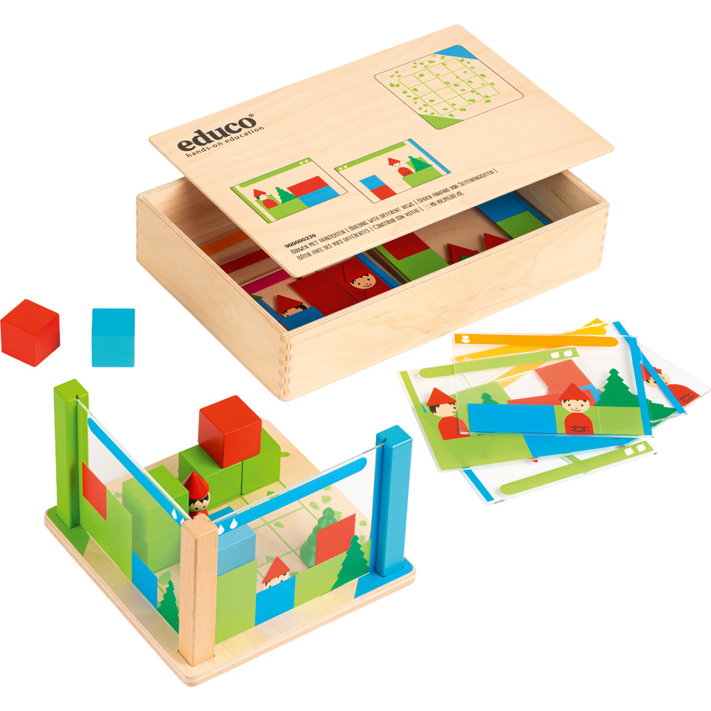 Postavte podľa šablóny - priestorové puzzle