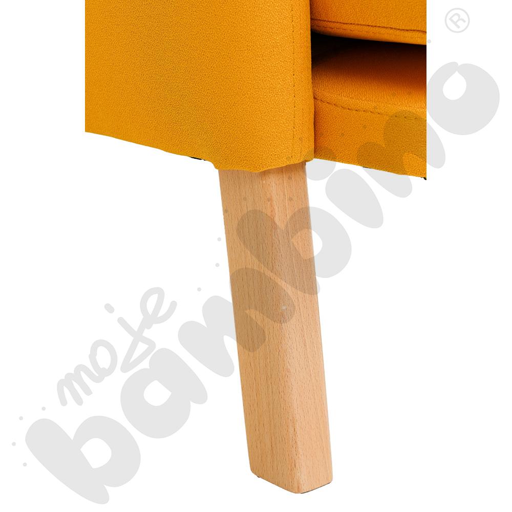 Fotel Alan musztardowy