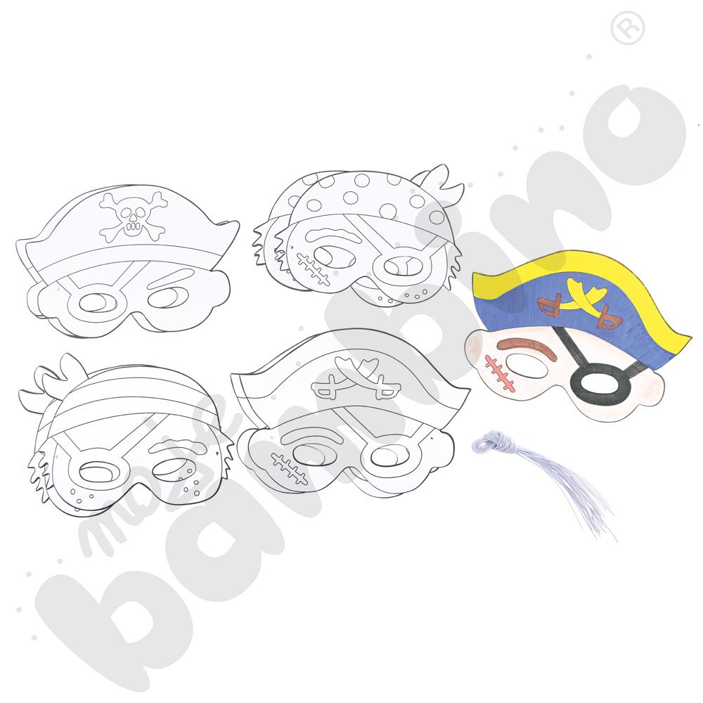 Maski - piraci, 12 szt.