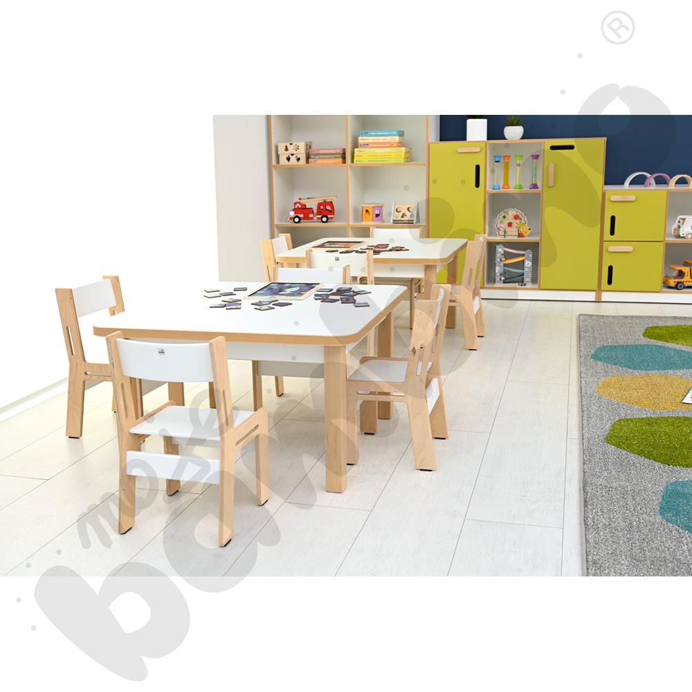 Białe krzesło NEA rozm. 2