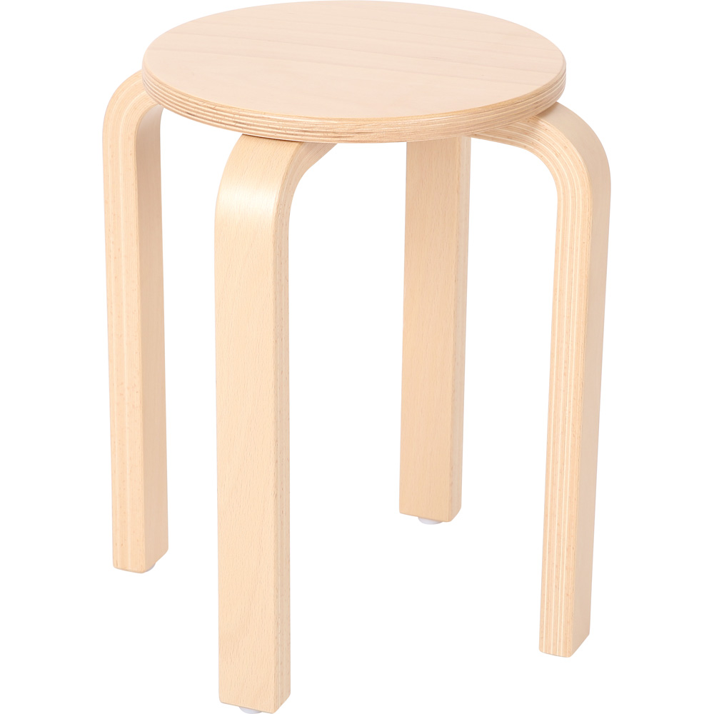 Drevená taburetka - výška 43 cm - k stolom 71 cm