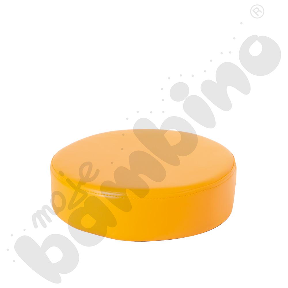 Pufka okrągła pomarańczowa