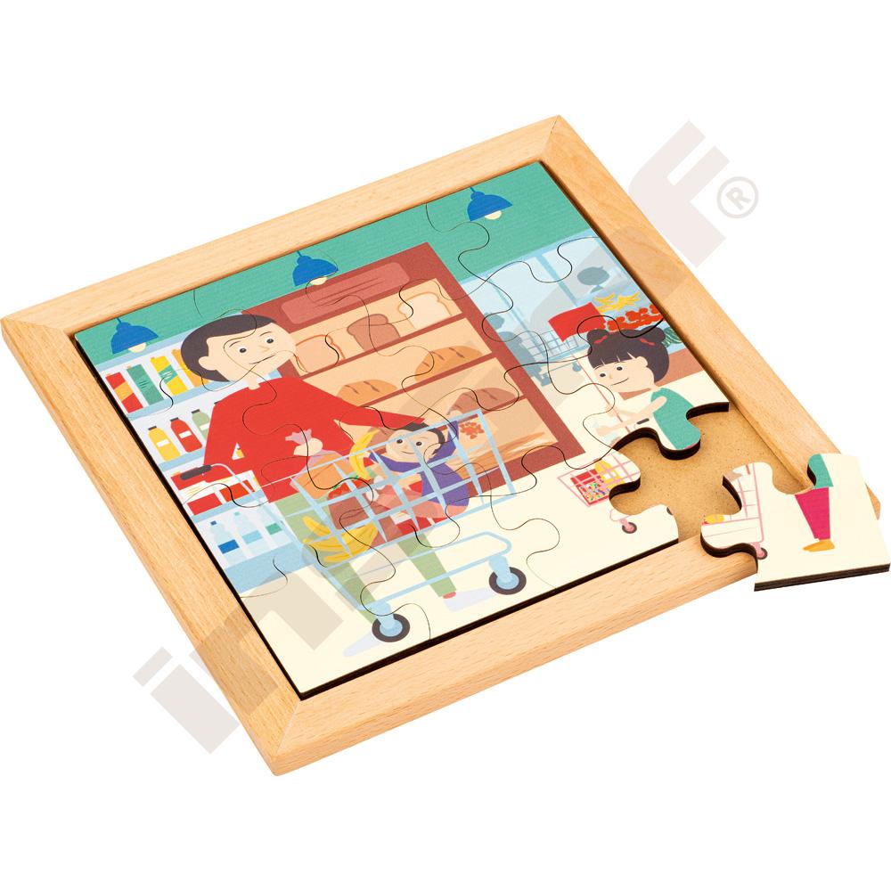 
Kleinkindpuzzle – im Supermarkt

