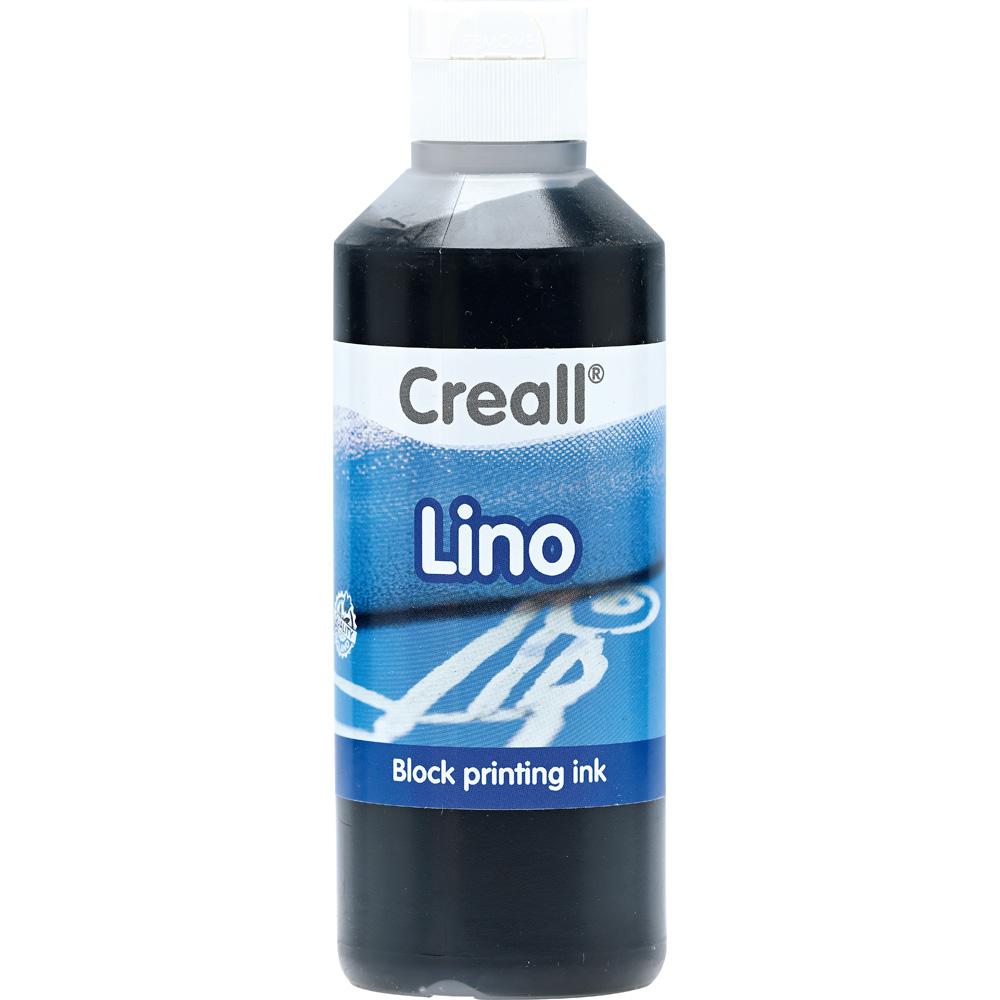 Creall Lino farba na linoryt 250 ml, čierna