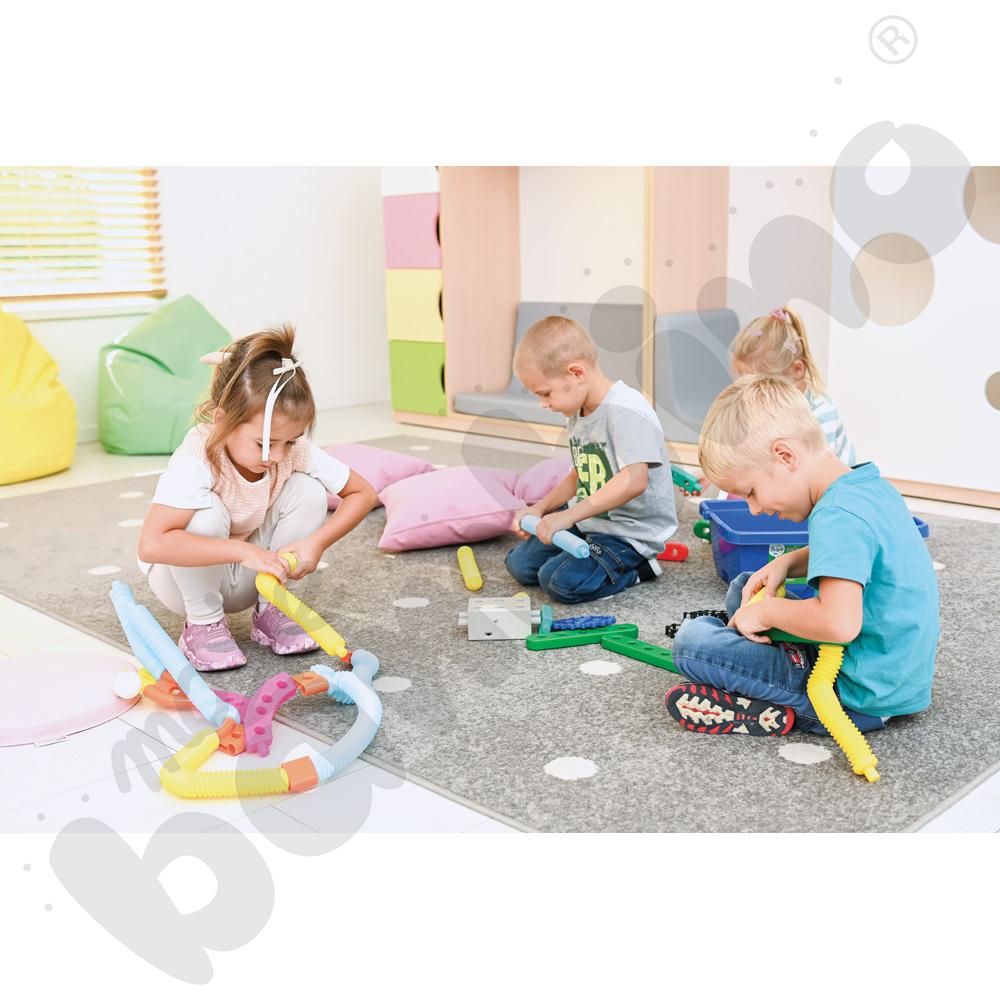 Klocki Gigo - Mały konstruktor - Kreatywne tuby flexi