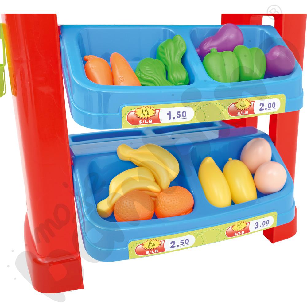 Supermarket z asortymentem