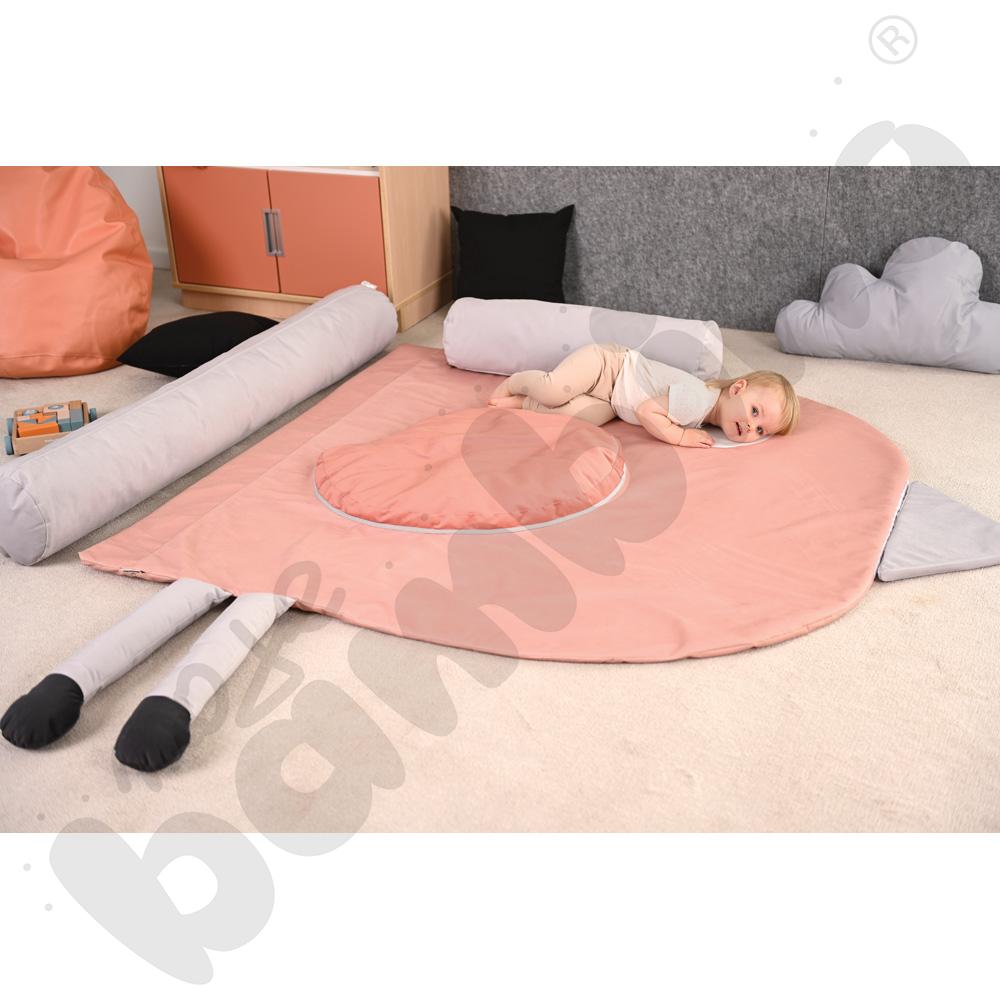 Mata narożna Ptaszek - łososiowa