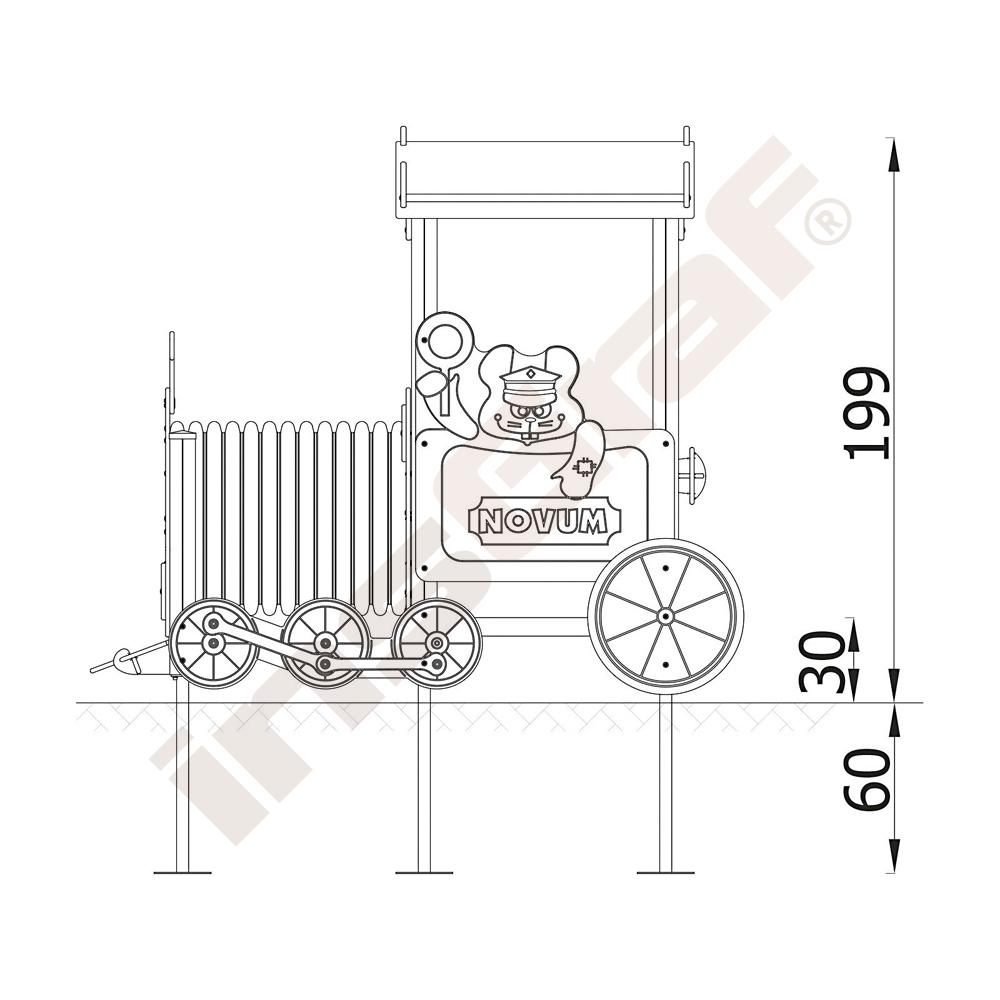 Quadro Simple - lokomotiva