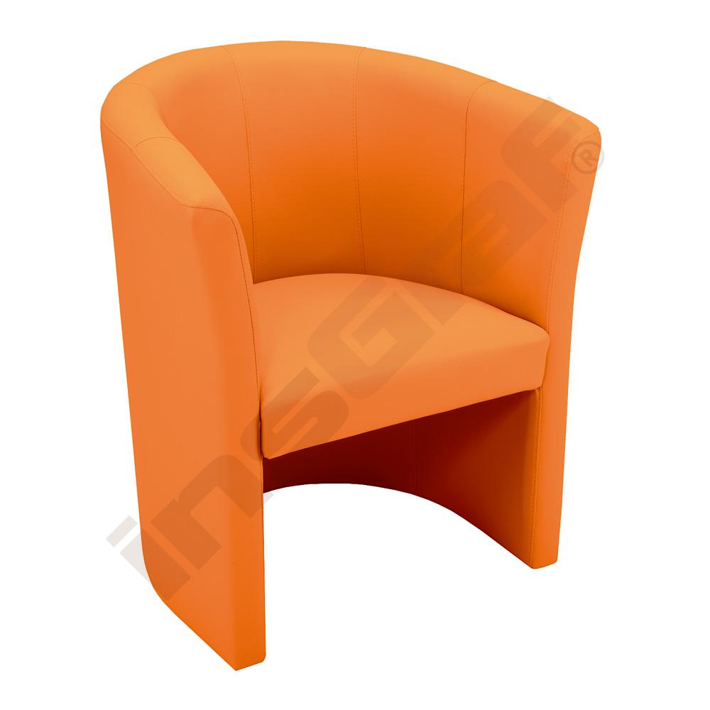 Křeslo Club oranžové
