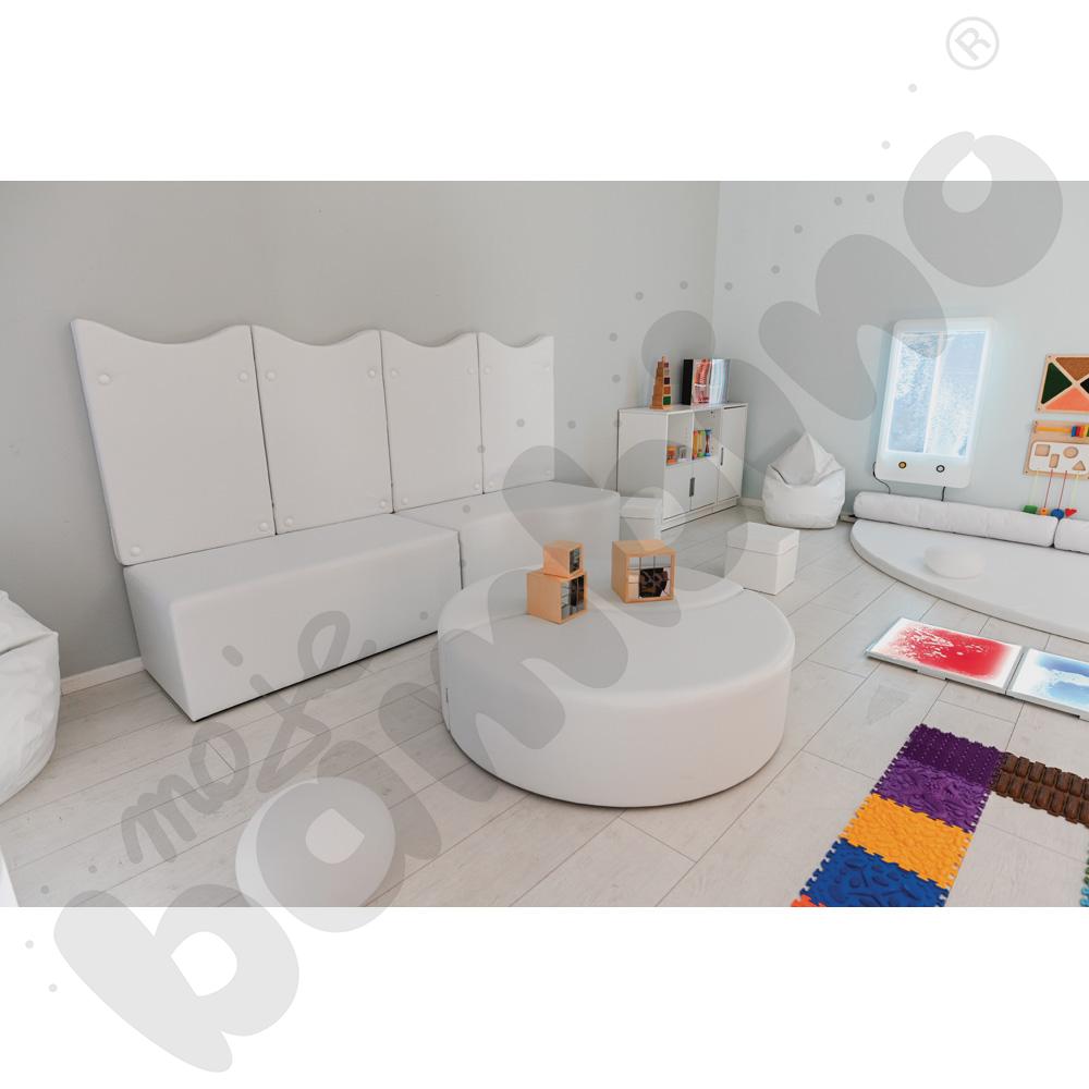 Pufa liść biała, wys. 35,5 cm