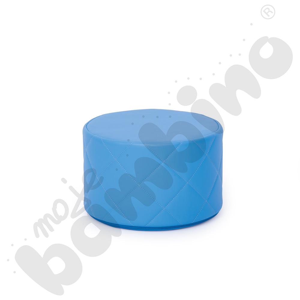 Pufka pikowana, jasnobiebieska