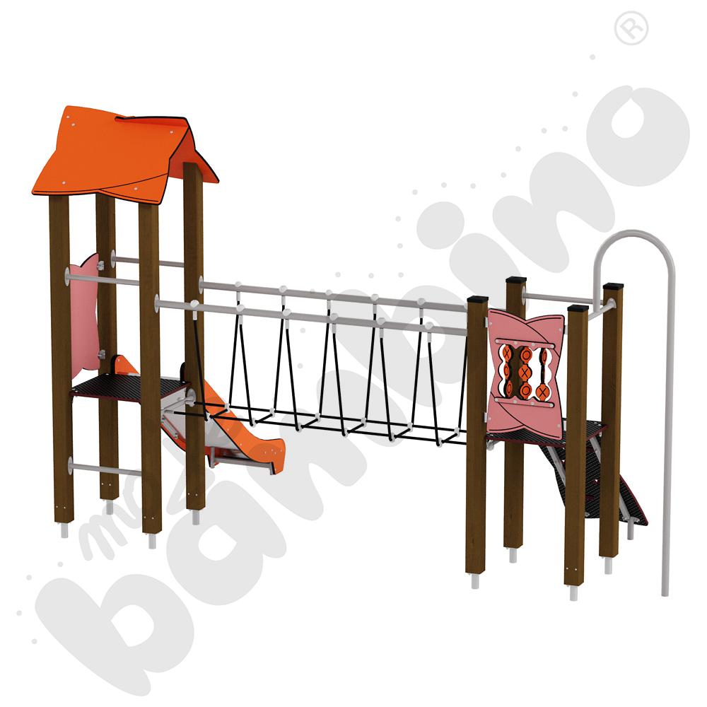 Zestaw Urbi 6, słupy drewniane A