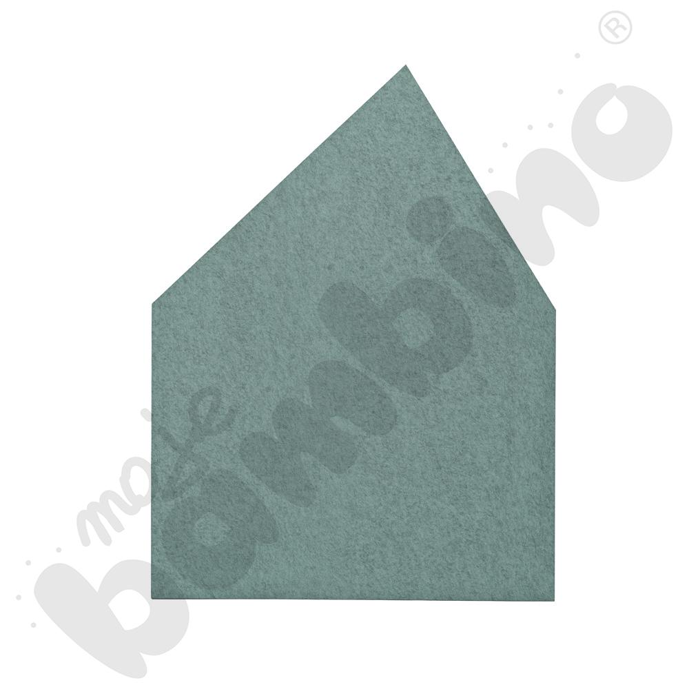 EKO dekor - domek duży - pastelowy turkusowy