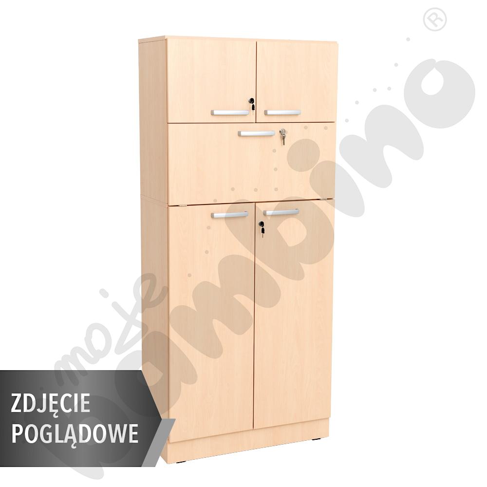 Szafa Grande z miejscem do pracy, biała