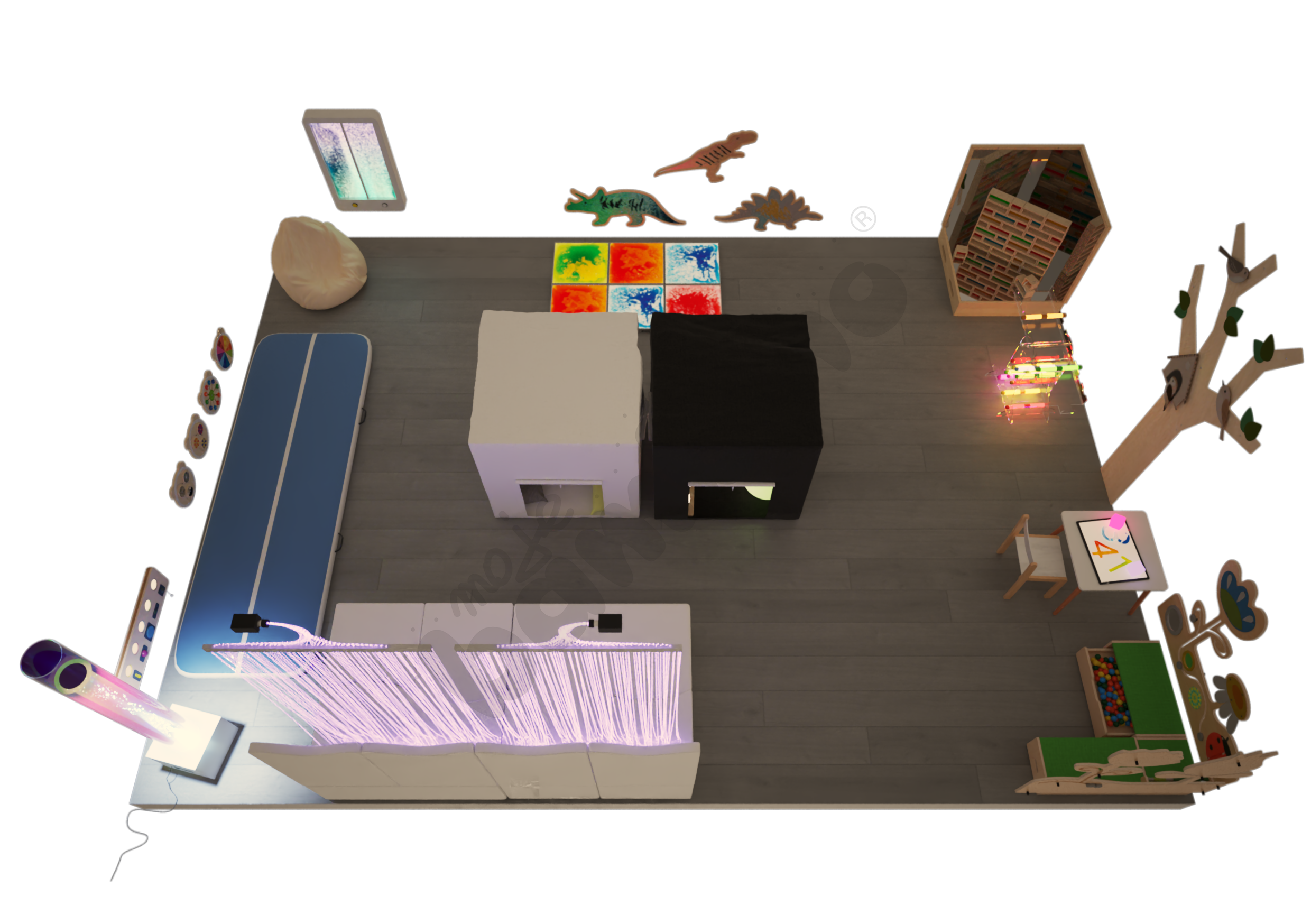 Sala doświadczania świata 3 Snoezelen