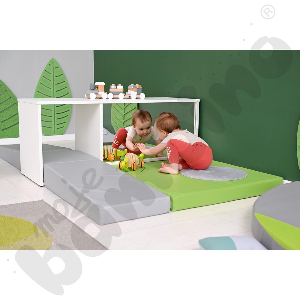 Quadro - kącik zabaw z lustrem, biały