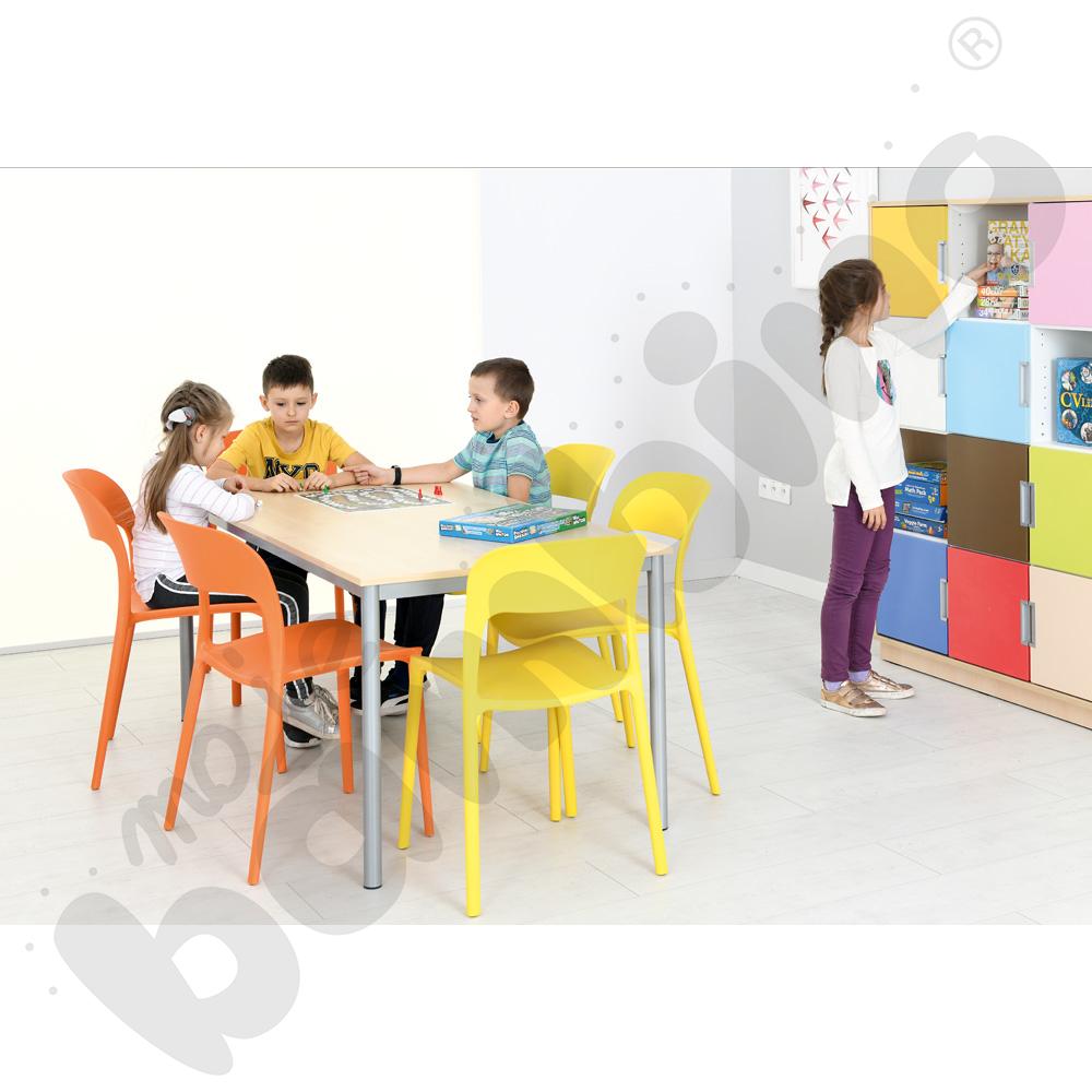 Krzesło Felix pomarańczowe