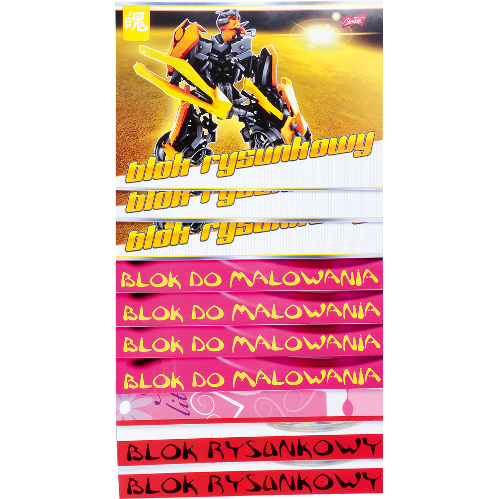 Blok bielych papierov  A4