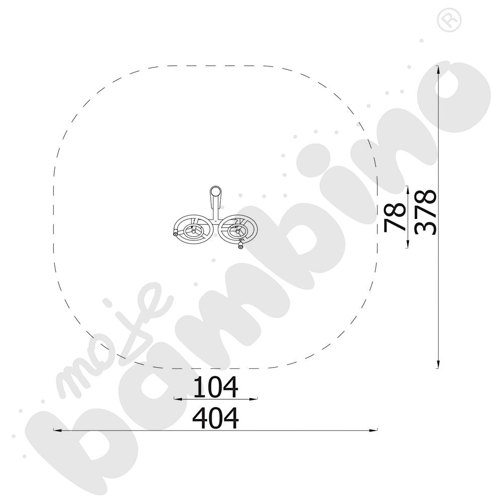 Koła Tai Chi małe - wolnostojące