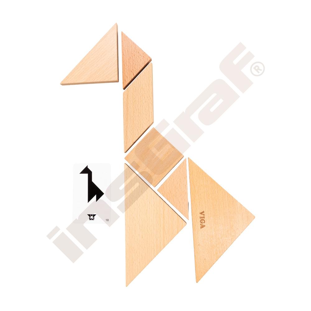 Dřevěný tangram