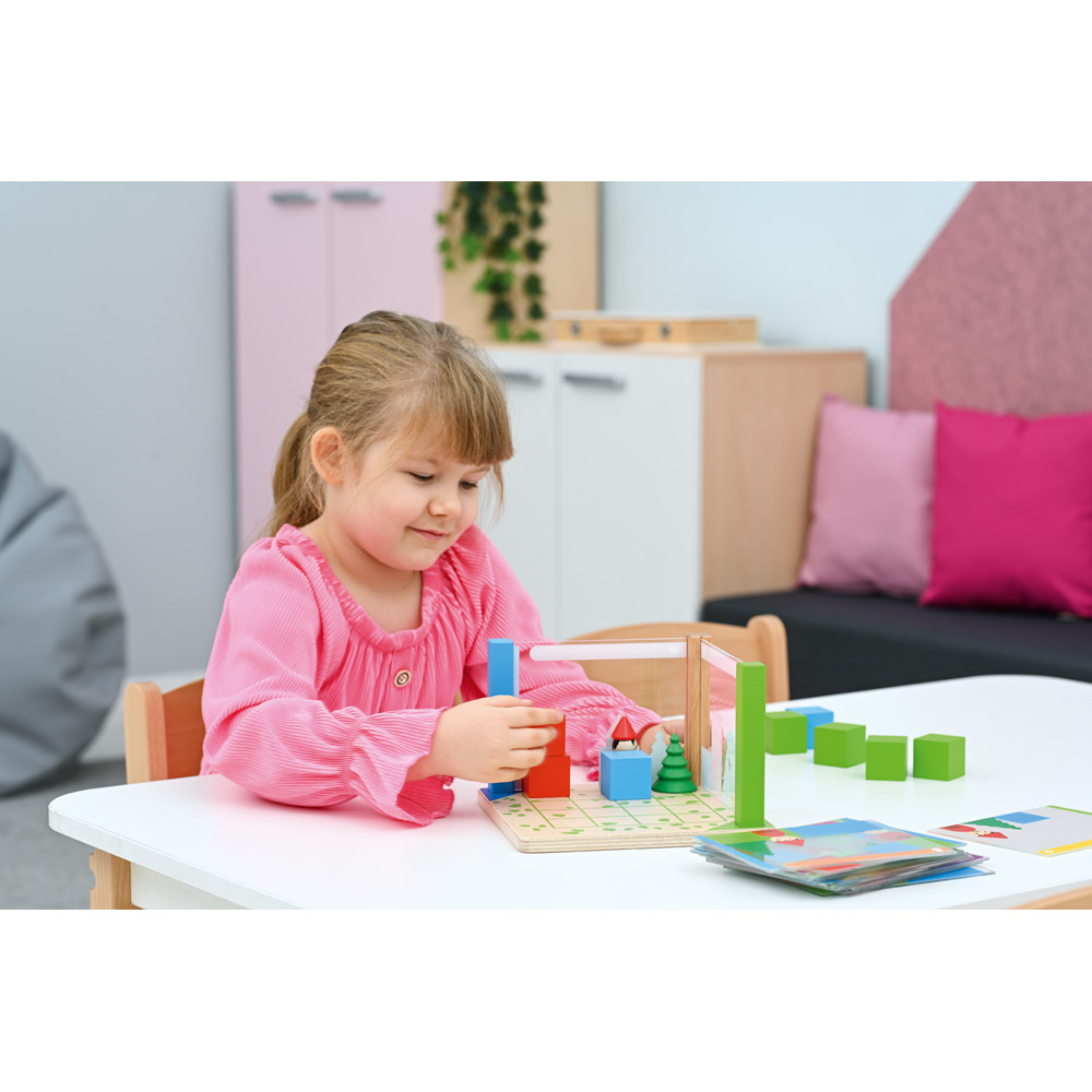 Postavte podľa šablóny - priestorové puzzle