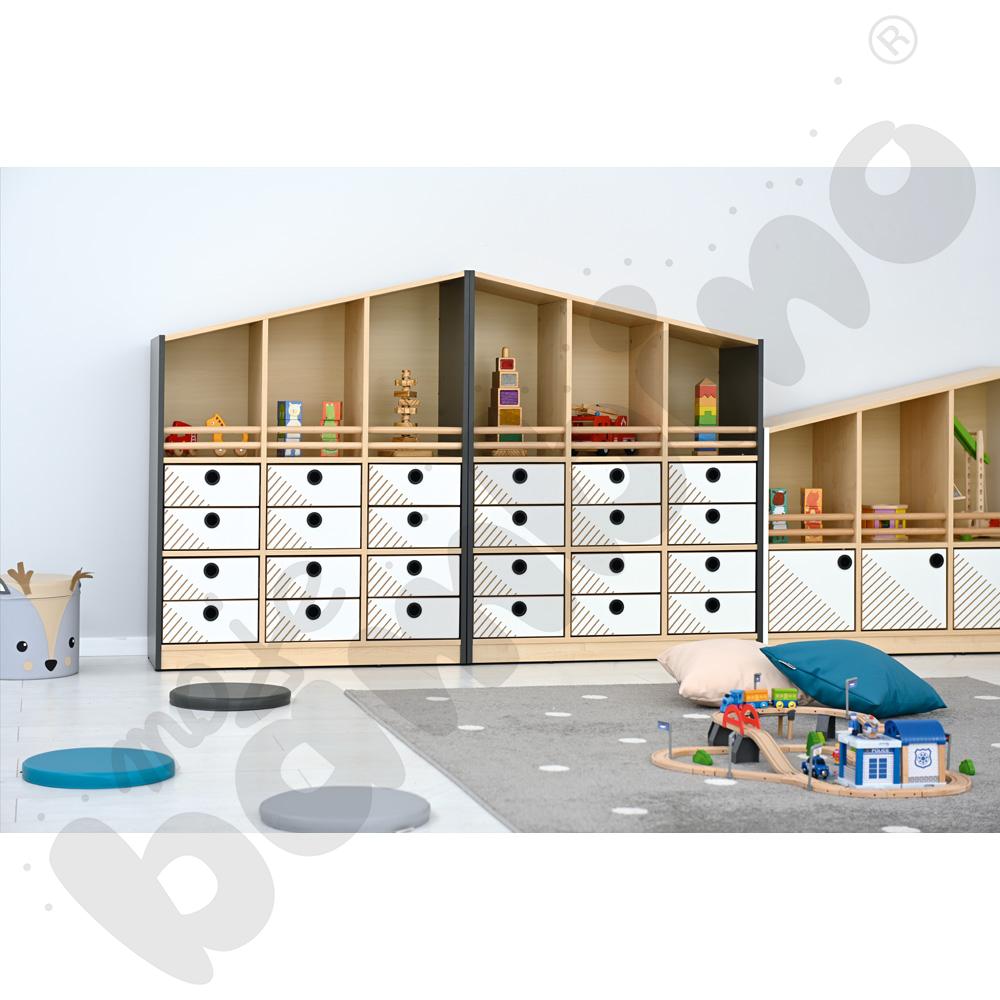 Szafka wysoka FLO lewa antracyt