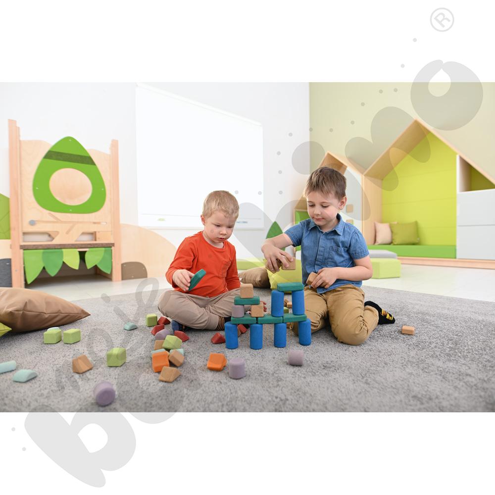 Klocki korkowe, 60 elem.