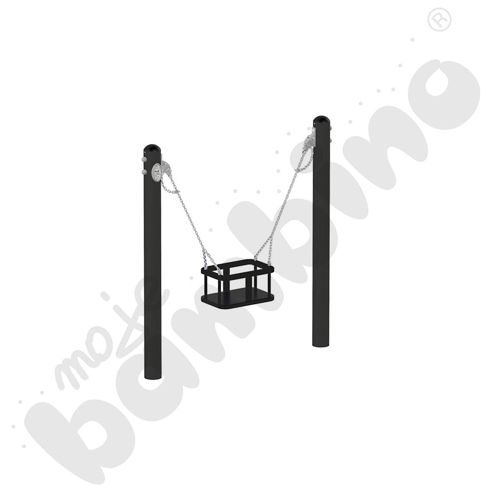 Huśtawka na słupach Koszyk/z zawiesiem
