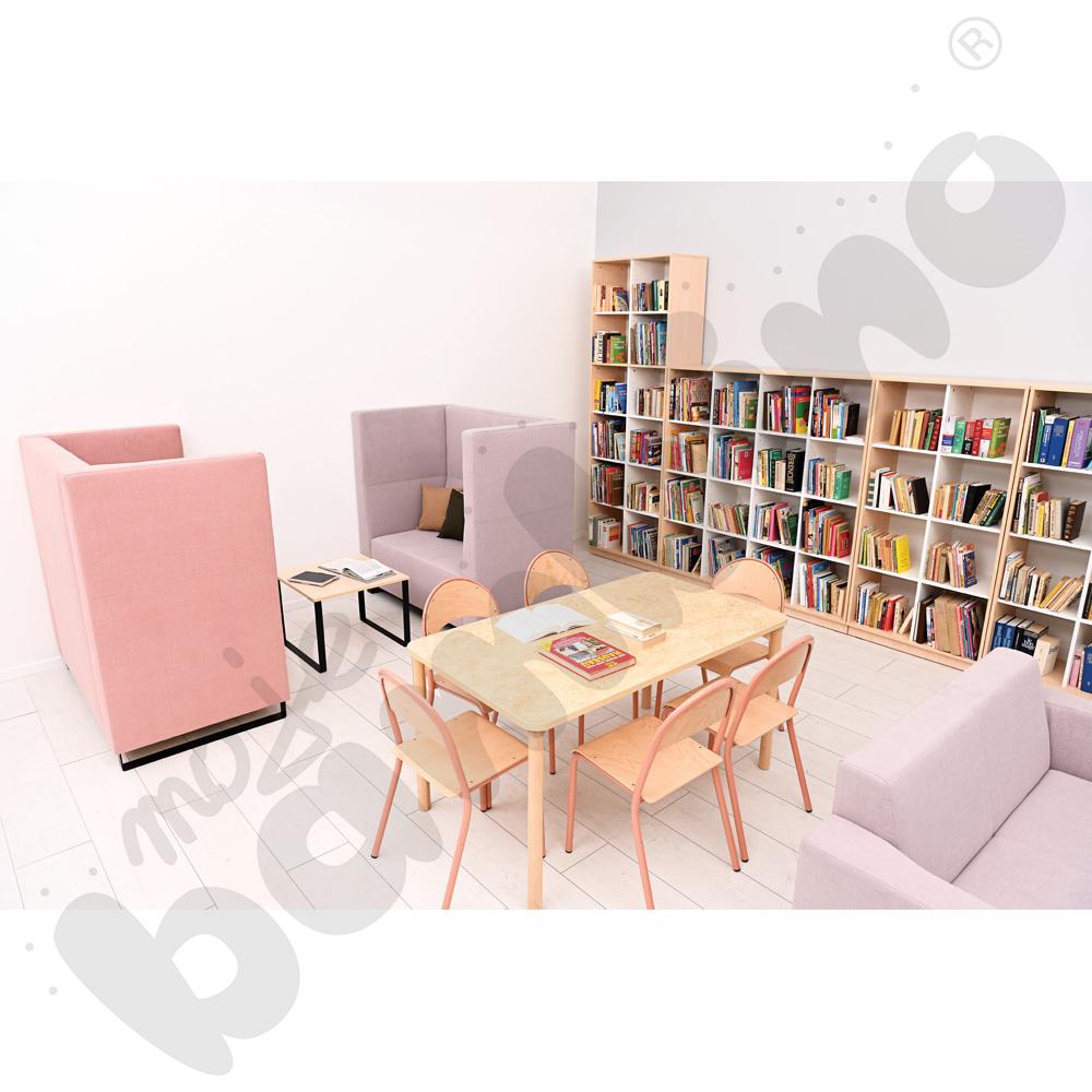 Sofa Universum 2-os. wys. 133 cm, 2 boki średnie, tkanina KG19