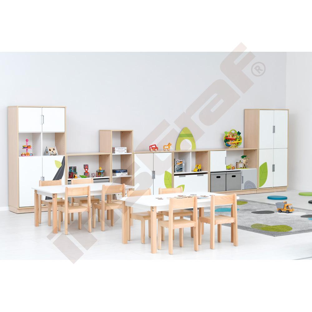 Quadro - zostava Flóra 90 st., tiché zatváranie, korpus javor
