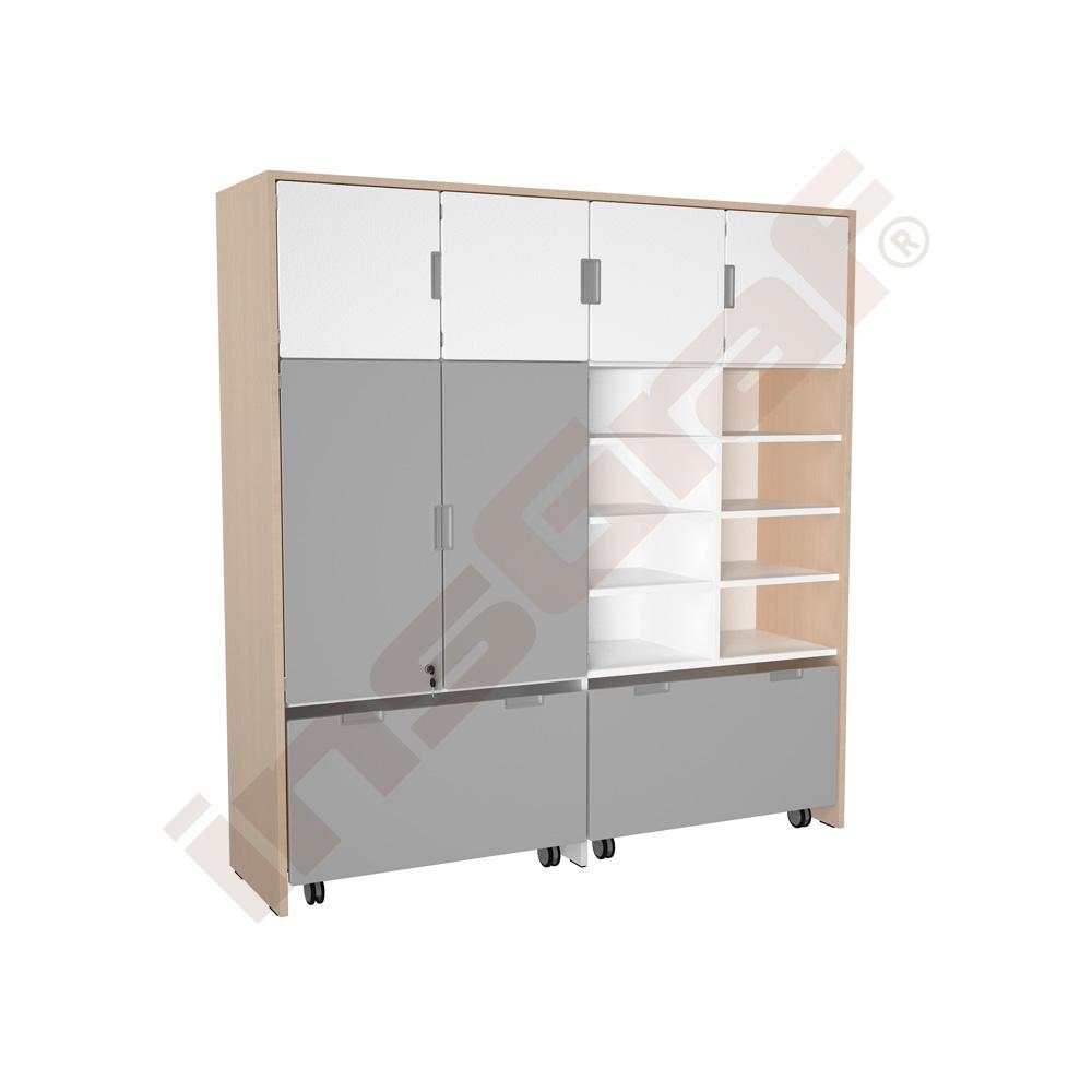 Quadro - sestava 241, korpus světlý javor