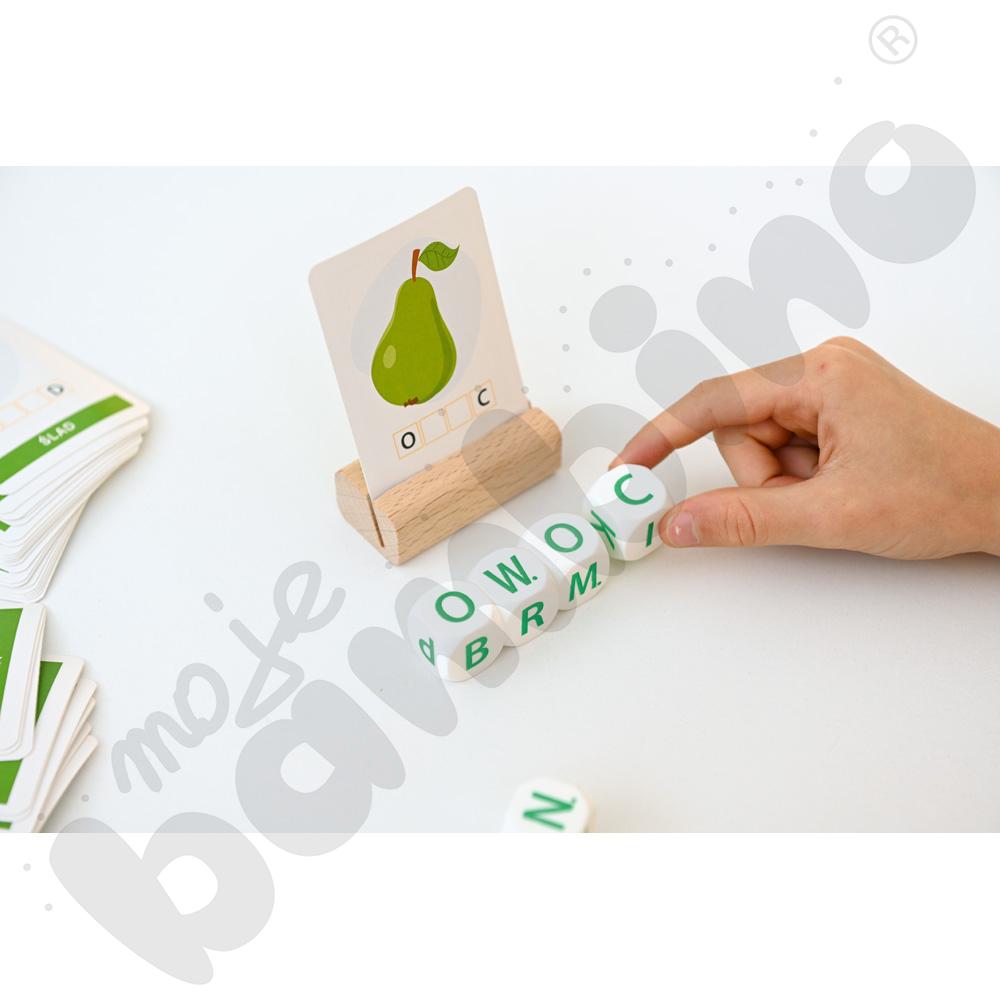 Edukacyjna kostka po kostce - pisanie 5 kostek