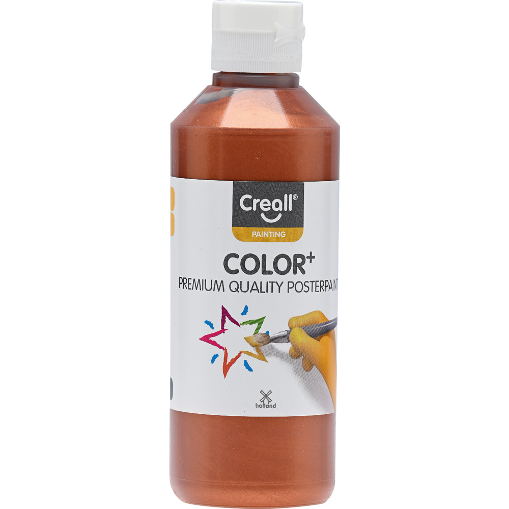 Temperová farba - hnedá, 250 ml	