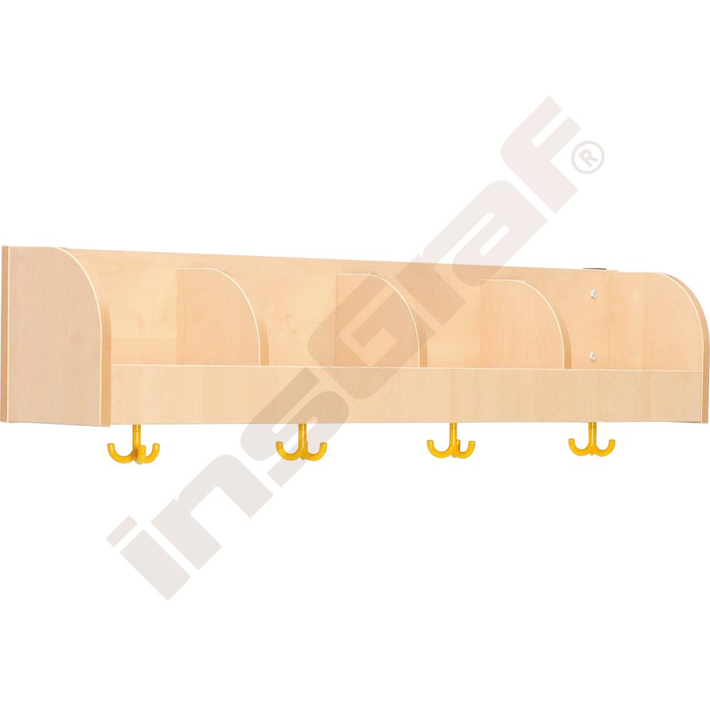 
Garderobenregal Flexi 4, Fachbreite: 28 cm
