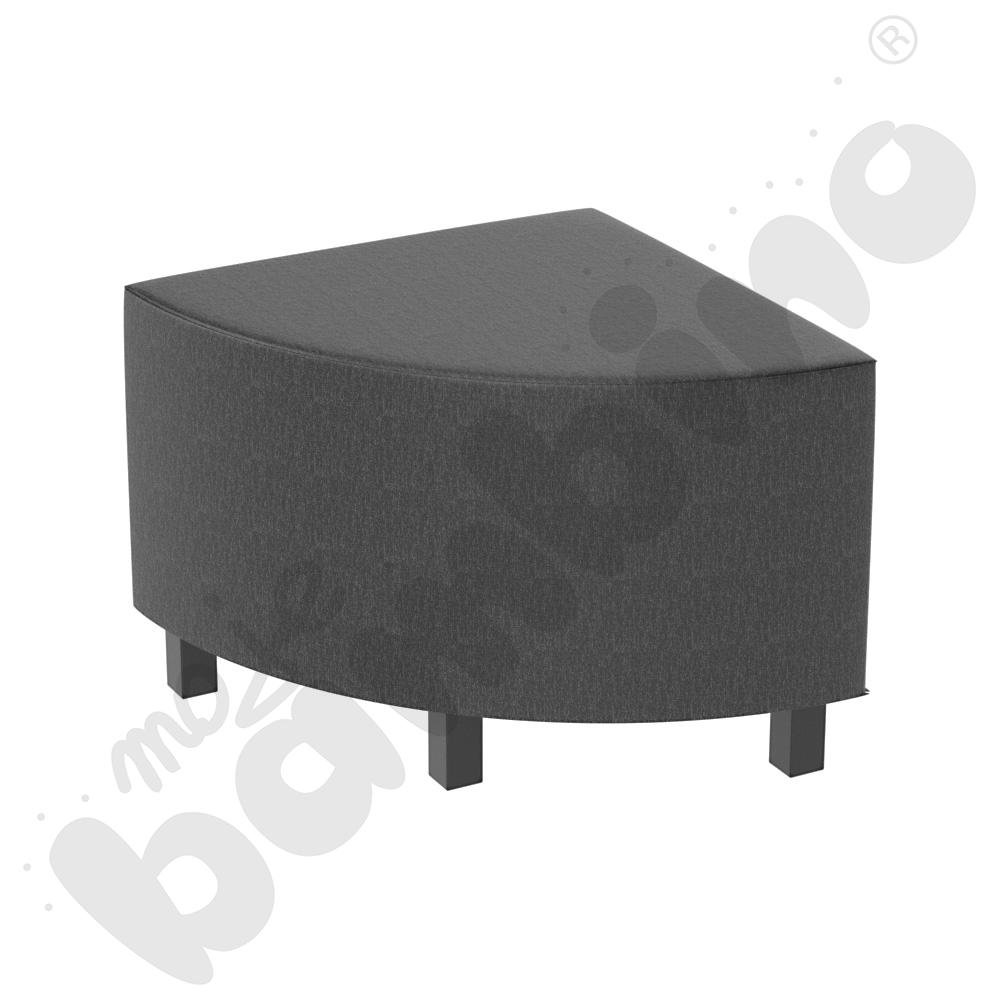 Pufa Universum 1/4 koła narożna, tkanina RO41