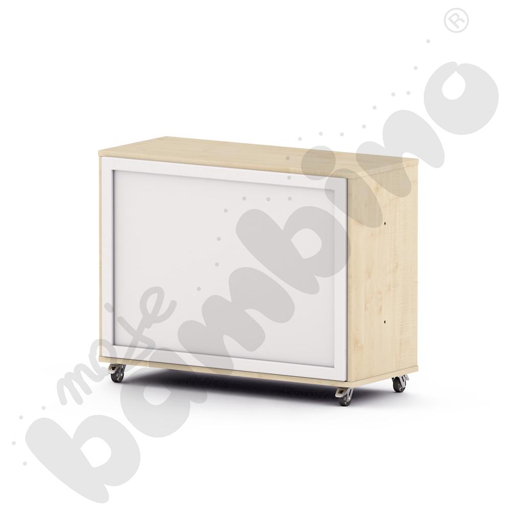 Regał 6-komorowy na kółkach/nóżkach, klon