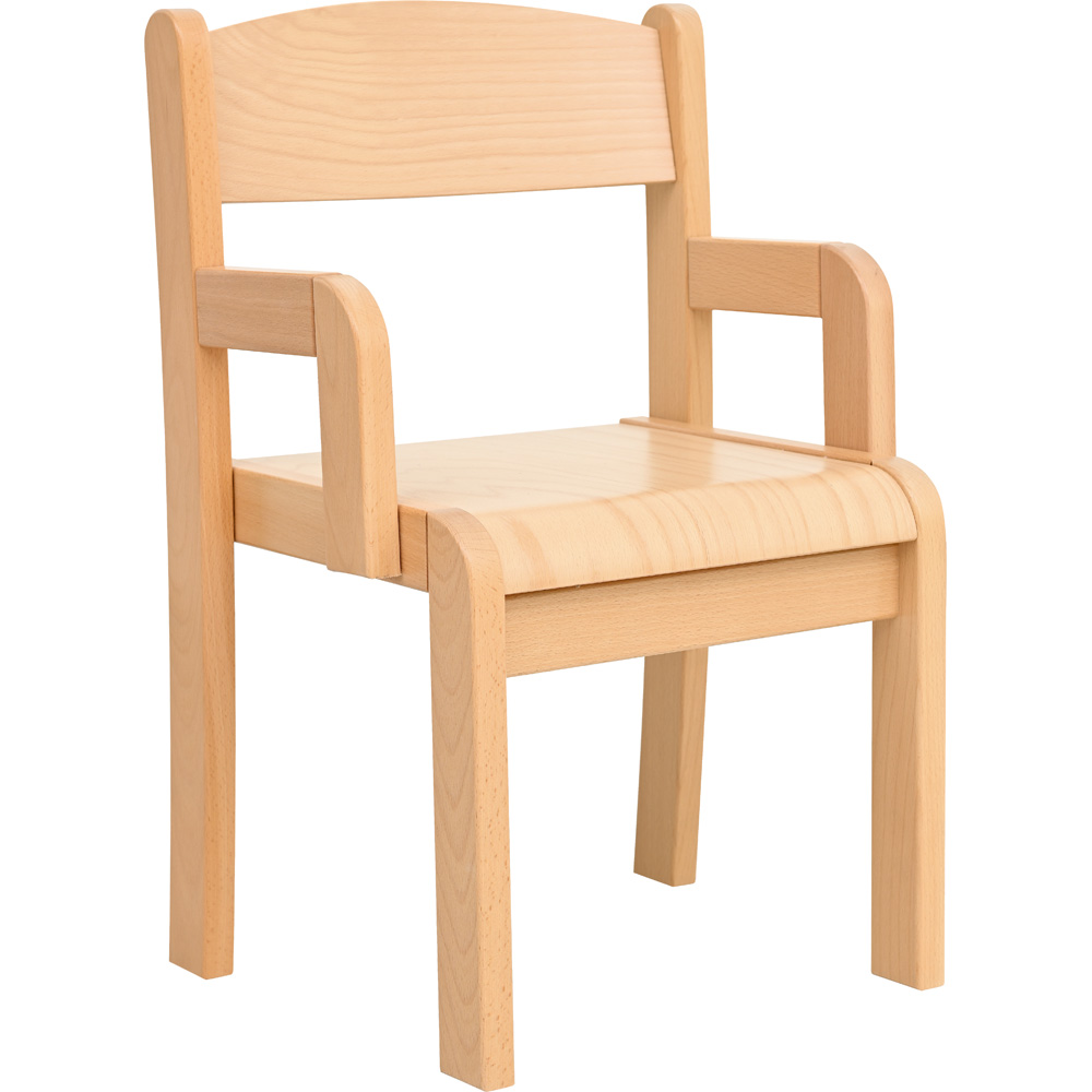 Stolička Krištof veľ. 2 - výška 31 cm - k stolom 53 cm, plastové koncovky