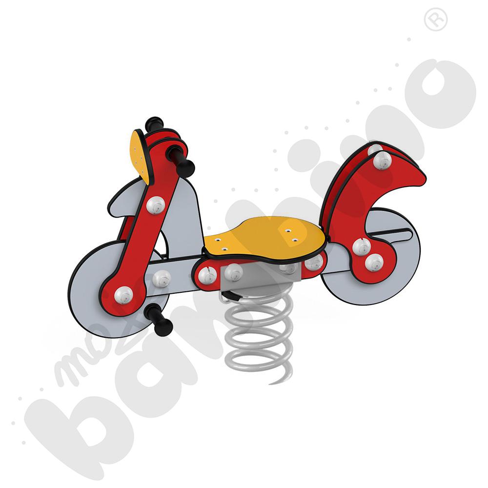 Sprężynowiec Skuter na podstawie metalowej