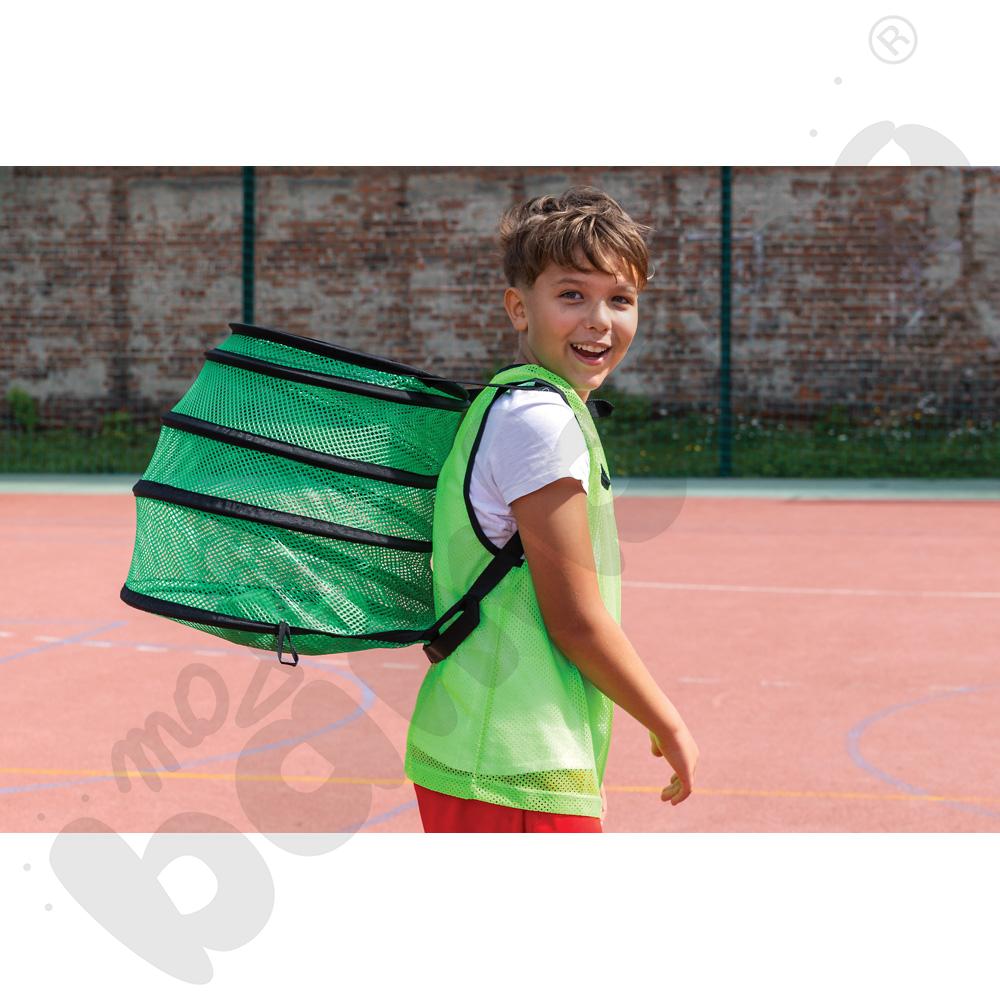 Komplet znaczników sportowych - niebieskich i jaskrawozielonych, rozm. M, 20 szt.